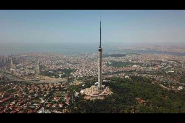 2 yıl sonra Küçük Çamlıca TV-Radyo Kulesi böyle görüntülendi!
