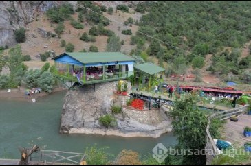 Tunceli'de plaj keyfi