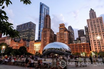 Chicago'nun "Bulut Kapısı"na turist ilgisi