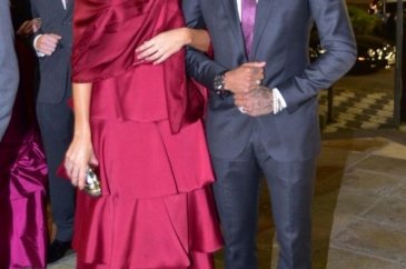 Neymar ve kız arkadaşı Bruna Marquezine düğünde