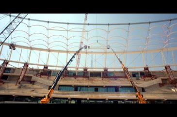 Timsah Arena'nın yapımı son hız devam ediyor