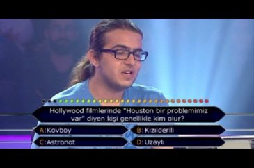 1 milyonluk soruyu gördü!