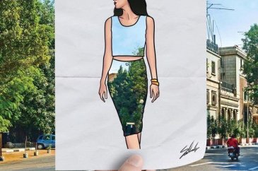 Moda sanatta saklı!
