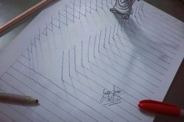 3 boyutlu kağıt çalışmalar
