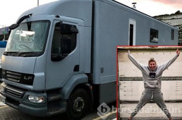 Kira ödemekten bıkınca kamyonu eve çevirdi, görenler şaştı kaldı!
