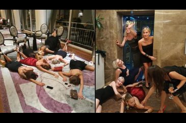 Rusya'dan gelip Antalya'da yerlere serildiler
