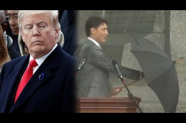 Justin Trudeau'dan Trump'a 'yağmur' göndermesi
