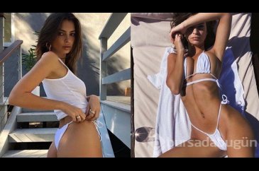 Emily Ratajkowski'den cesur pozlar
