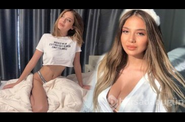 Merve Taşkın'ın bornozlu pozu sosyal medyayı salladı
