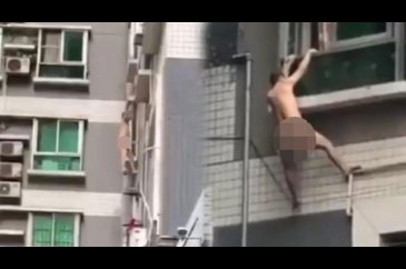Aldatırken yakalandı, çırılçıplak 4. kattan düştü!