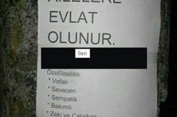 Güldüren ilanlar
