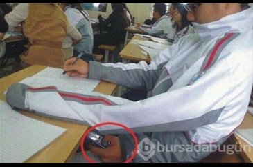 Öğrencilerin kopya ile imtihanı