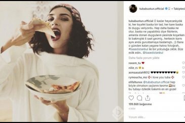 Ünlülerin Instagram'da lezzet paylaşımları
