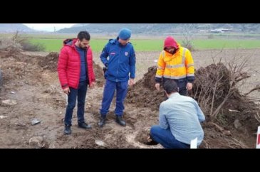 Yol çalışması yapan işçiler tarihi mermer kuyu buldu
