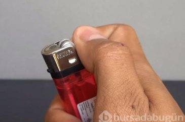 Çakmağı çöpe atmadı, içini kesip bakın ne yaptı?

