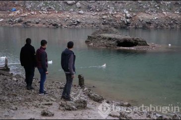 Yıllar önce sular altında kalan köyleri ortaya çıktı
