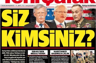 Günün gazete manşetleri - 7 Ocak 2019