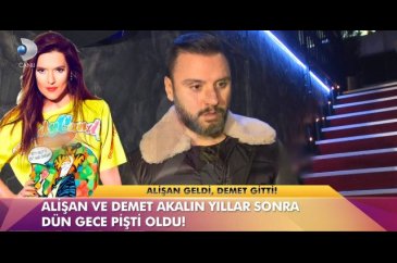 Küs olduğu Alişan'la davette pişti olan Demet Akalın, düşme tehlike...