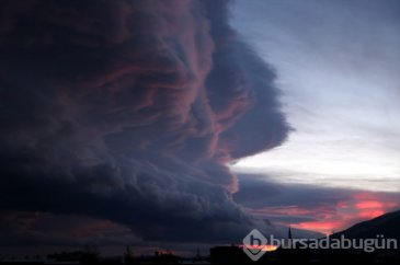 Bursa'yı kara bulutlar sardı!