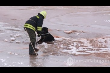 Buz üstünde kurtarma operasyonu