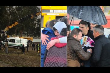 Adana'da otomobil göle uçtu
