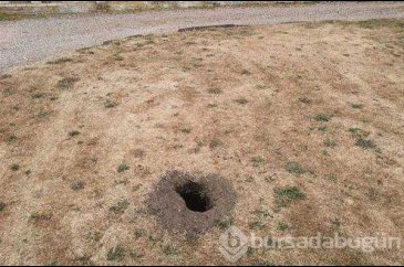 Bahçedeki deliği kazınca bakın ne çıktı!
