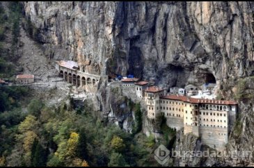 Sümela Manastırı'nda teleferik heyecanı