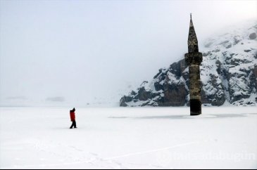 Sıfırın altında 27 derece... Bu fotoğraf bugün çekildi
