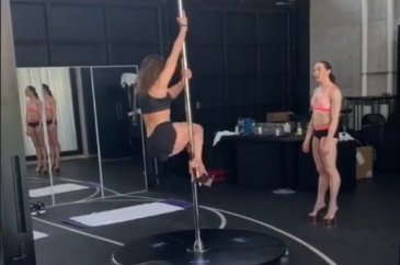 Jennifer Lopez striptiz derslerine başladı
