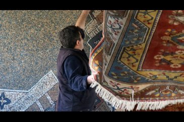 Üzerinden araba geçen halıların değeri artıyor

