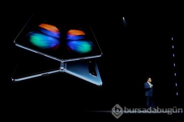 Samsung katlanır telefonu Galaxy Fold'u tanıttı! Samsung Galaxy S10...