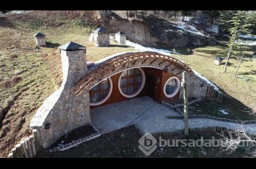 'Hobbit Köyü' Sivas'ta hizmete açıldı...
