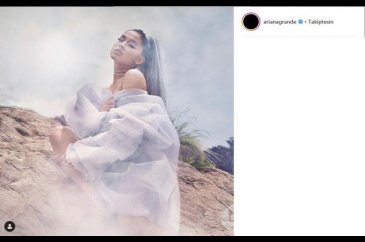 Artık Instagram'da en çok takip edilen kadın ünlü Ariana Grande
