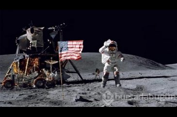 Neil Armstrong, Buzz Aldrin ve bir Kızılderili arasında geçen muhte...