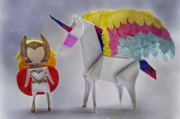 Kağıt katlama (origami) sanatıyla popüler kültür karakterleri