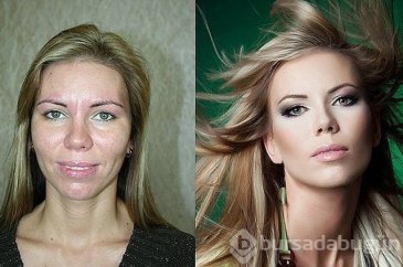 Rus kadınların makyajsız halleri
