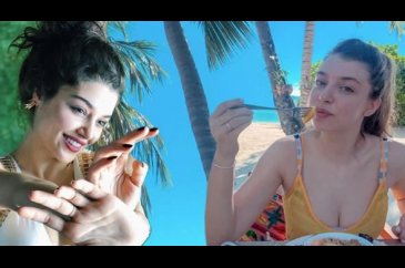 Hande Erçel ve Gamze Erçel'in moral tatili
