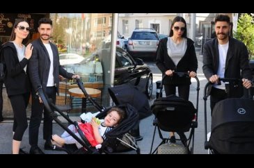 Özer Hurmacı, eşi Mihriban ve çocukları ile bahar havası aldı
