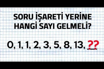Soru işareti yerine hangi sayı gelmeli? (Zeka testi)