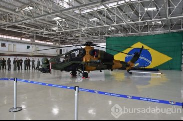 Atak helikopteriden Brezilya'da gövde gösterisi