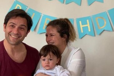 Canan Ergüder ve Kenan Ece'nin bir yaş heyecanı!
