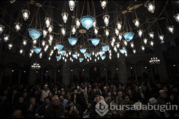 Miraç Kandili'nde camilere akın
