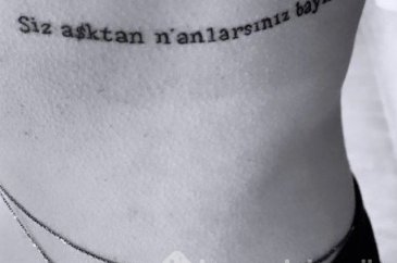  Sıla'dan dövme açıklaması 