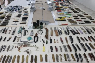 Adliyeye bunlarla girmeye çalıştılar (Bıçak, makas, mermi, çatal, ...