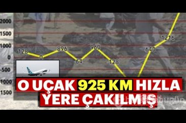 Etiyopya uçağı 925 kilometre hızla yere çakılmış
