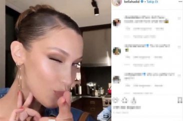Bella Hadid`e 1 milyon beğeni...

