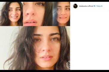 Tuba Büyüküstün'ün makyajsız pozu sosyal medyayı salladı
