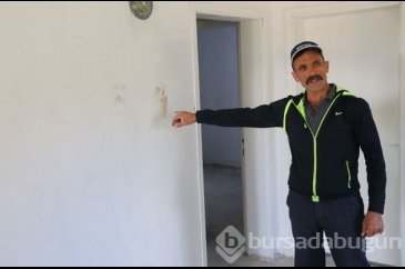 Aç kalan ayılar evleri bastı
