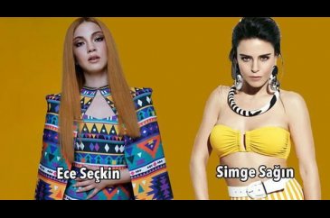 Simge resti çekti!
