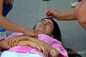 "O kadar hızlı çarptı ki, havada gördüm sadece"